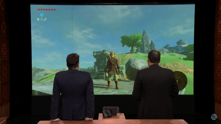 Breath of the Wild Shown Running on Switch on The Tonight Show