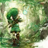 Link and Navi - Fan Art