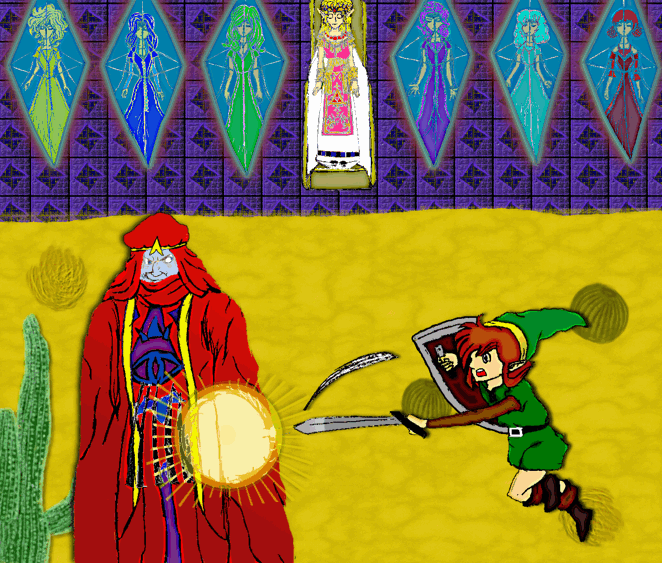 Agahnim VS Link