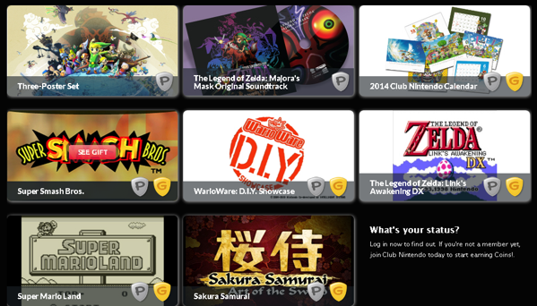 Club Nintendo 2013 Elite Gifts