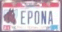 Epona License Plate