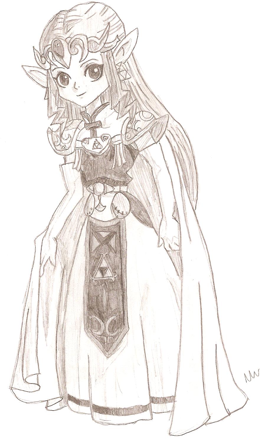 Fan Art - Princess Zelda (OoX, FSA, and TMC)