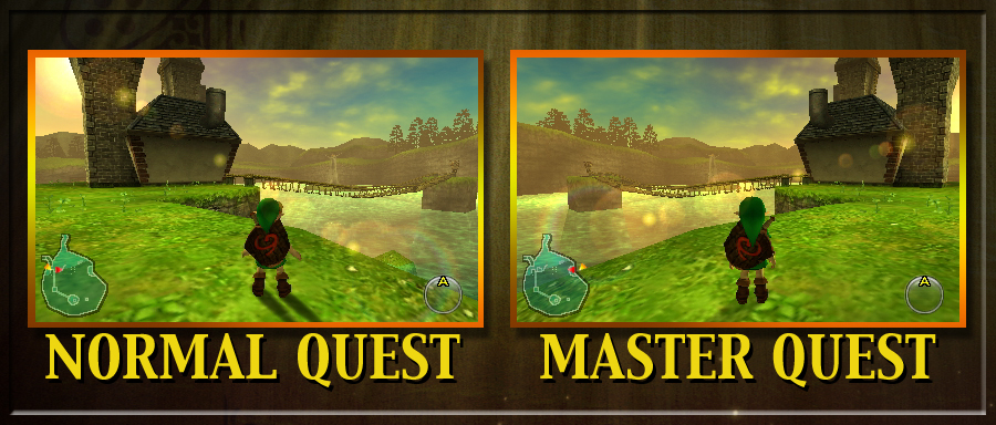 ocarina of time vs master quest