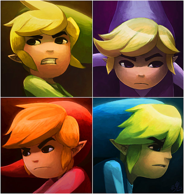 The Legend of Zelda: Four Swords - Fan Art!