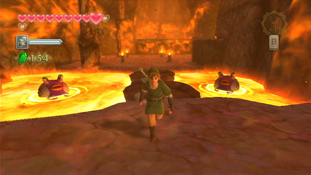 New Skyward Sword Screenshots - Fire Sanctuary, Volcano Summit