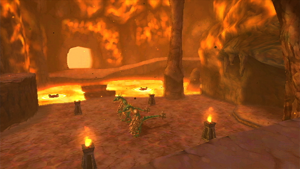 New Skyward Sword Screenshots Fire Sanctuary Volcano Summit